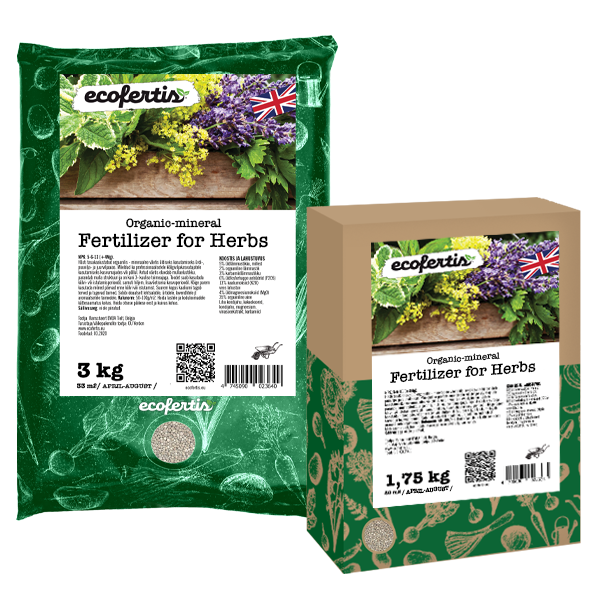 Organicmineral fertilizer for Herbs Ecofertis